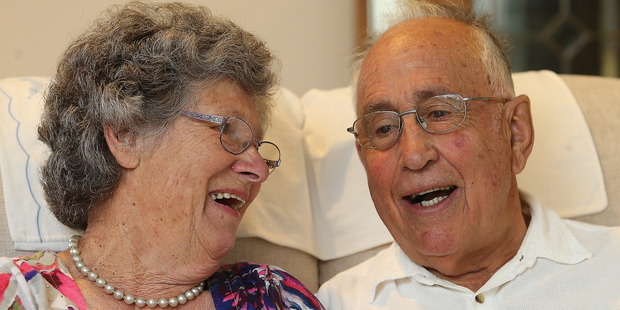 Charles and Patricia Wilson have known each other about 35 years but tied the knot on Saturday after about a year of courtship. Photo/John Borren