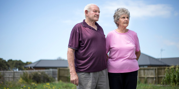 Due to being uninsured and not settling an agreed payout, Martin and Rae Francis still live in Christchurch's redzone. Photo / Mike Scott