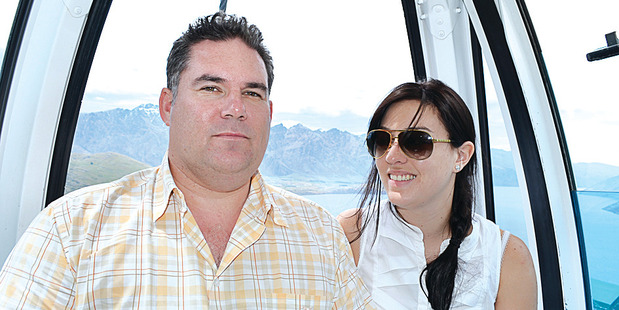 Kendall Twigden with husband Mark Brewer. Photo / Mountain Scene
