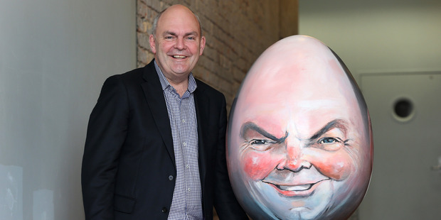 Steven Joyce urged US-based TV satirist John Oliver to 'get it over with' and send up his dildo encounter. Photo / NZME