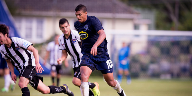 Auckland City FC player Ryan De Vries. Photo / Dean Purcell.