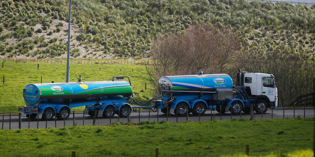Fonterra last month cut its farmgate milk price forecast for 2015/6 to $4.15 a kg of milksolids from a previous forecast of $4.60 a kg. Photo / Christine Cornege