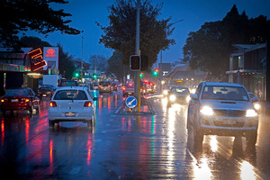 Wet weather in Tauranga.