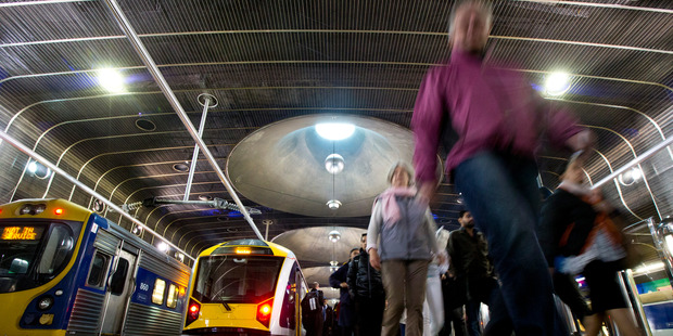 Morning commuters. Photo / Jason Oxenham