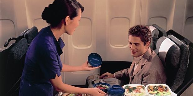 Who could possibly complain about business class? Photo / Supplied
