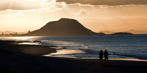 Maunganui Beach was named the best beach in New Zealand. Photo / Andrew Warner