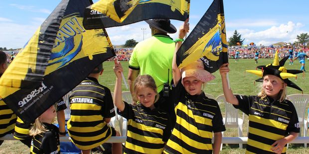 Young Eketahuna JAB players.