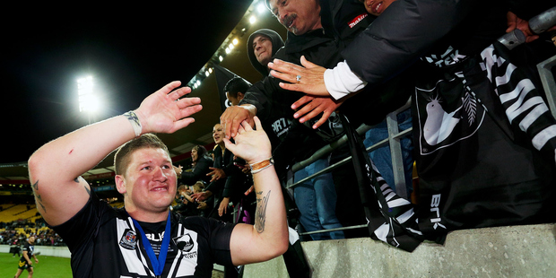 Greg Eastwood and the Kiwis want more opportunities to entertain and inspire New Zealand league fans in person. Photo / Getty Images