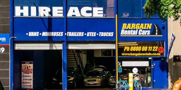 The freehold site at 31 Beach Rd is leased to rental car company Hire Ace.