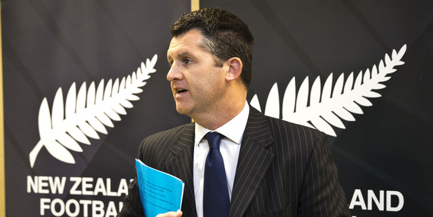 New Zealand Football CEO Andy Martin. Photo / Greg Bowker