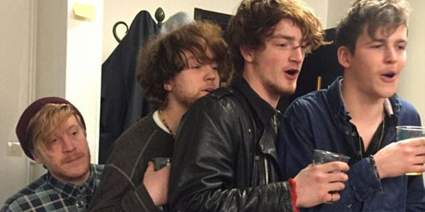John Olsson took what is believed to be the final photo of Viola Beach in the band's dressing room in Norrkoping on Friday night. Photo / John Olsson / Twitter