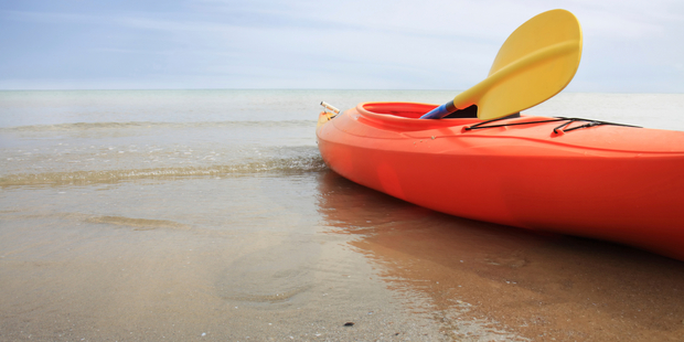 The man was heading out to fish from his kayak when a metal sinker punctured his elbow. Photo / iStock