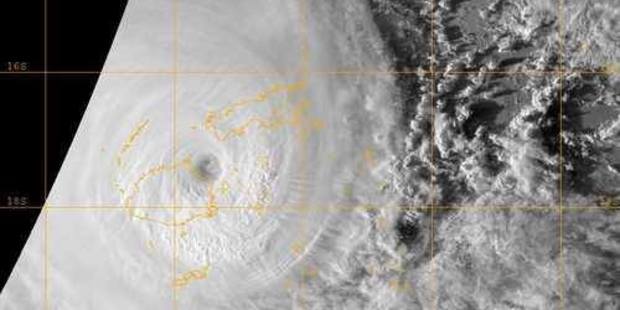 Cyclone Winston about to make landfall. Photo / NaDraki Weather Facebook