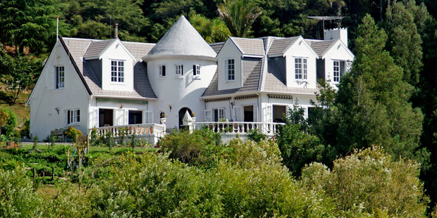 The house in Waitoki is styled like a French country chateau. Photo / supplied