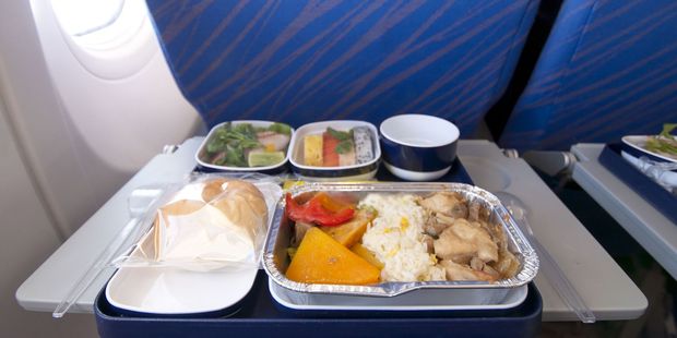 Don't eat that in-flight meal, unless it's sealed. Photo / 123RF