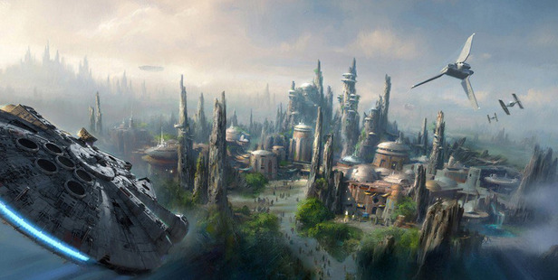 Concept art for the new Disney expansion Star Wars Land. Photo / ABC