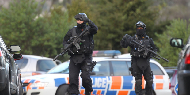 Central Police Inspector Brett Simon said the Wellington Armed Offenders Squad were deployed and the man was found inside the house just before midnight. File photo