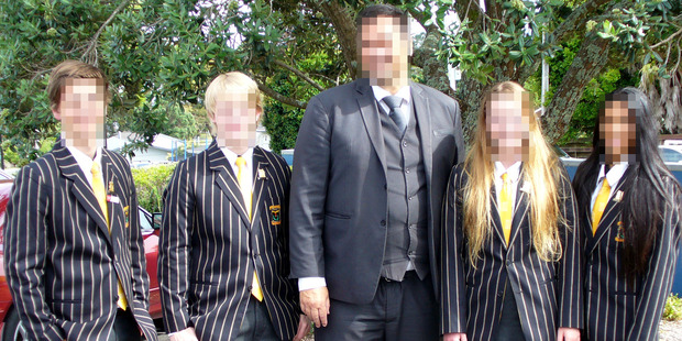 The students complained their uniforms were too warm for the stifling weather. Photo / Supplied
