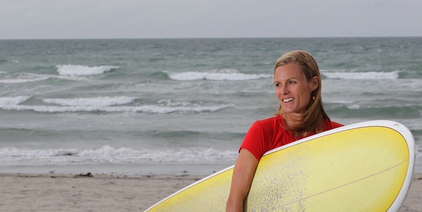 Hibiscus Surf School co-owner Rebecca Manning. Photo/file