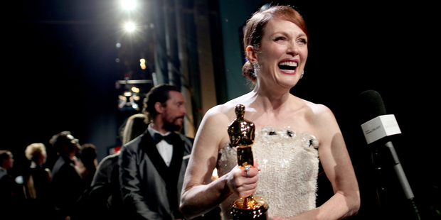 Actor Julianne Moore, winner of Best Actress for Still Alice at the 87th Annual Academy Awards, 2015. Photo / Getty Images