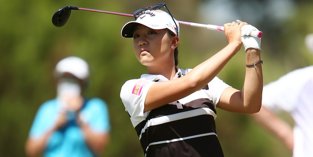 Lydia Ko competes during the ISPS Handa Women's Australian Open. Photo / Getty Images