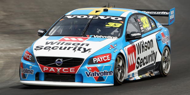 Scott McLaughlin drives the #33 Wilson Security Volvo during a V8 Supercars test day. Photo / Getty Images