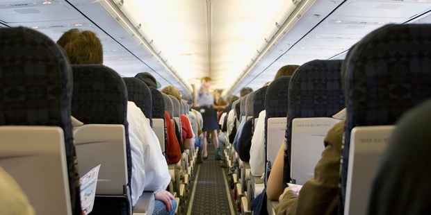 Airbus has filed a patent application for a bench seat in the economy class that can be configured to suit families with small children, obese people and people with limited mobility. Photo / Getty