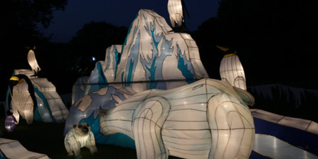 The item was taken from the China on Ice display at the Auckland Domain. Photo / Supplied