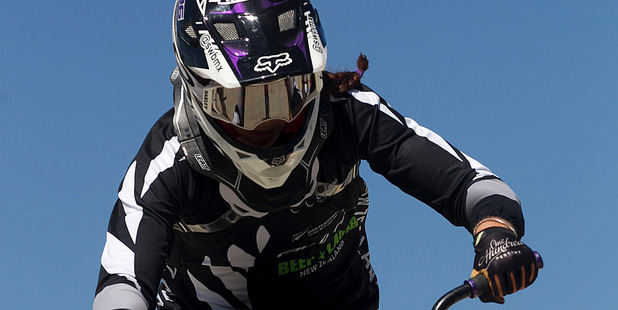 Passionate, yet not obsessed, sums up Walker's approach to BMX. Photo / ALAN GIBSON
