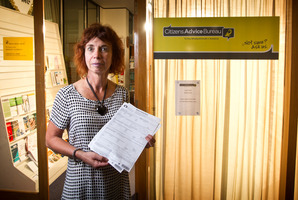 Citizen Advice Bureau's Jane Eynon-Richards of bonds remain untouched is shocked by the figure. PHOTO/STEPHEN PARKER