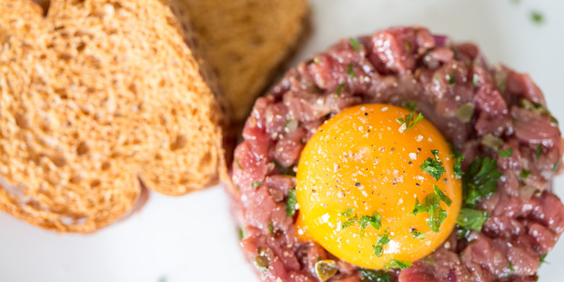 Do it yourself steak tartare. Photo / Michael Craig.