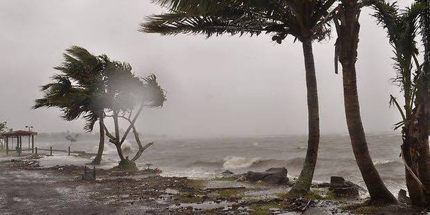 Cyclone Winston hits Taveuni. Photo / Ronal Singh via NaDraki Weather Facebook