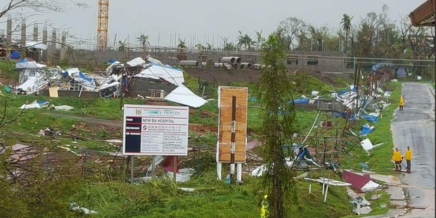Cyclone Winston damage at Ba Hospital, Western Fiji. Photo / Jay Dayal