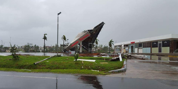Cyclone Winston damage at Ba, Western Fiji. Photo / Jay Dayal