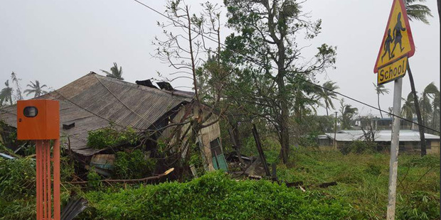 Cyclone Winston damage at Ba, Western Fiji. Photo / Jay Dayal