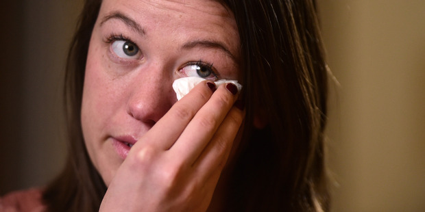 Michelle Wilkins speaks during an interview at the Boulder County Justice Center. Photo / AP