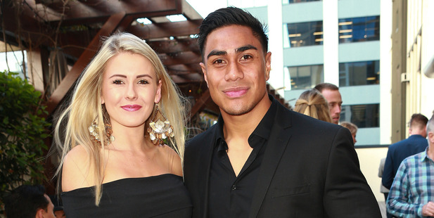 Caroline McNaught and Malakai Fekitoa.