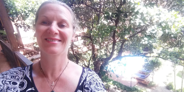 Christchurch theatre nurse and former navy officer Sarra Hunter-Weston stayed afloat for 30 hours after the boat she was on sank off the coast of Africa on February 1. Photo / Supplied