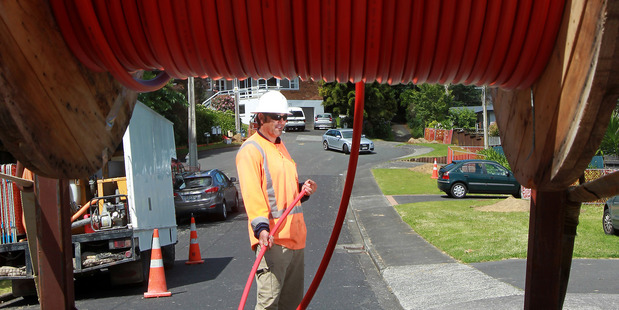 The new changes to consent would mean the wait time for installation will be halved for most people wanting to connect to ultra-fast broadband. Photo / NZME