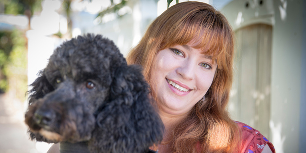 Vrnda Torckler swore when her landlord left the gate open and her dog, Aster, ran on to the road. Photo / Michael Craig