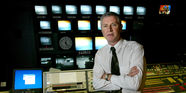 Mark Jennings, pictured in the Three News production suite in 2003. Photo / NZME