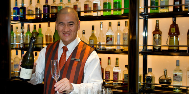 Rex, a bartender onboard the Silver Spirit. Photo / NZME.