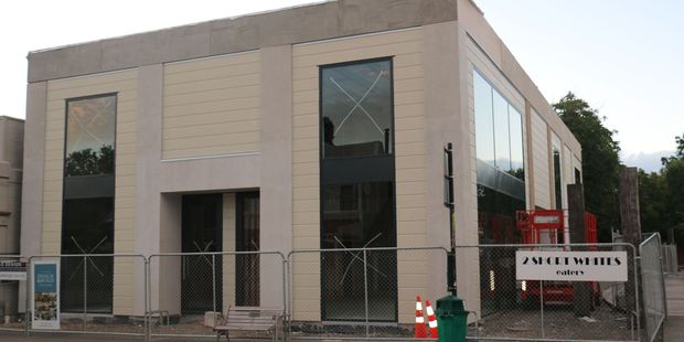 The building within the Greytown Hub development in the town's historic precinct is almost ready, and will house a number of businesses including a new dental centre. PHOTO/HAYLEY GASTMEIER