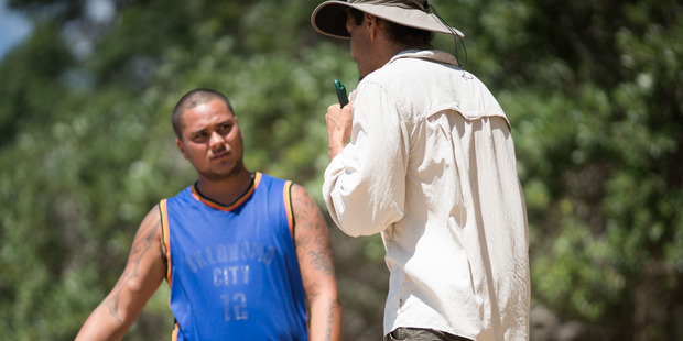 Lloyd Morgan and Andreas Amador working on the project. Photo / Jonathan Clark
