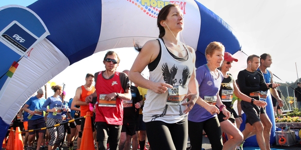Northlanders are an active lot, with 65 per cent taking part in sport and recreation every week, including events like the Whangarei Half Marathon, above. Photo / Tania Whyte