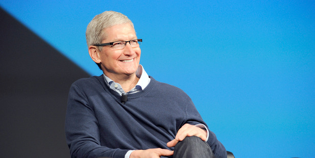 Apple CEO Tim Cook has become the leader not just of America's most valuable company, but of a privacy movement too. Photo / Bloomberg