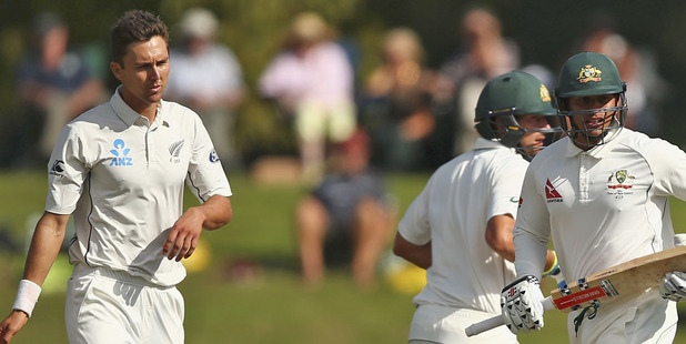 Trent Boult and Tim Southee failed to show against Australia. Photo /Getty