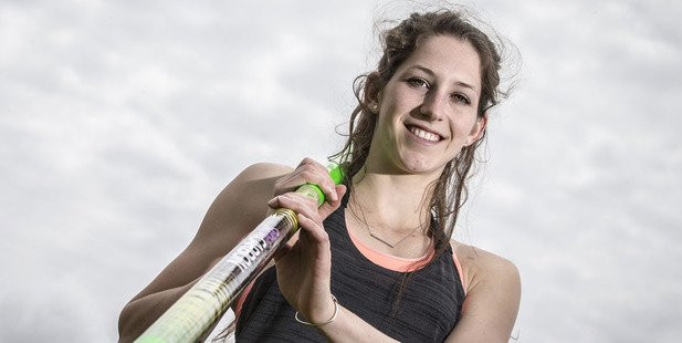 Pole vaulter Eliza McCartney.