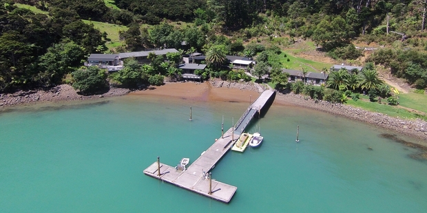 Kingfish Lodge on the Whangaroa Harbour is up for sale.