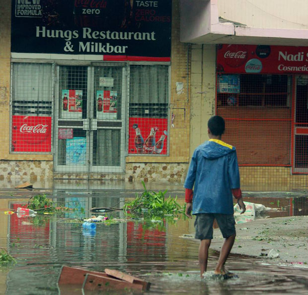 A passerby at Nadi town. Photo / Fijian Government Facebook